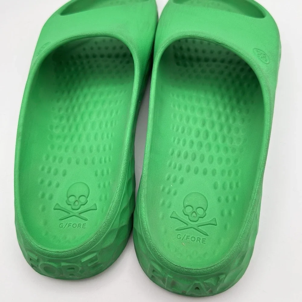 G/Fore G Slide Shoes Green Mens 10 Womens 12 Golf Comfort Golf Athleisure Luxury